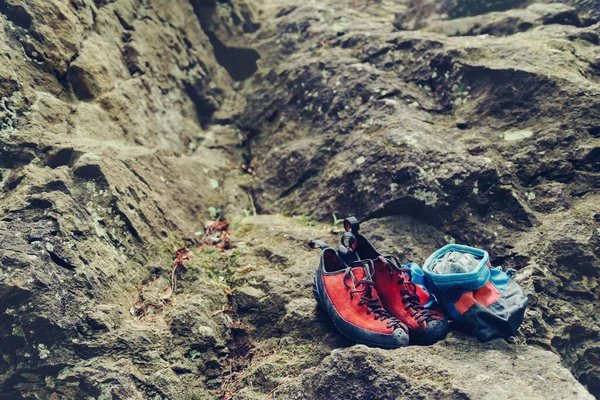Альпинистская Обувь Мешок — стоковое фото