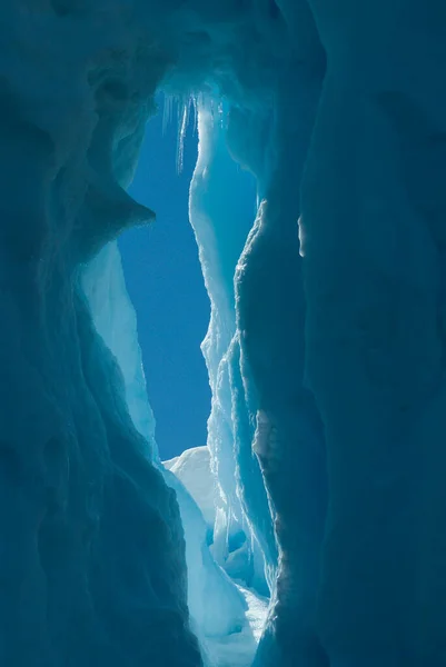 Чудовий Вид Айсберги Антарктиді — стокове фото