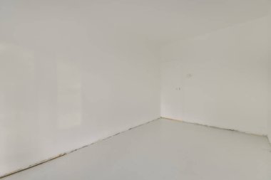 Parlak beyaz temiz oda