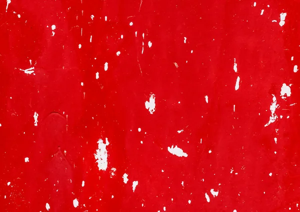 Spritzer Weißer Farbe Auf Einer Roten Kirsche Oberfläche Wand Textur — Stockfoto