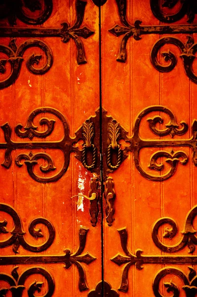 Shanghai Old Door Close View — Stock Photo, Image