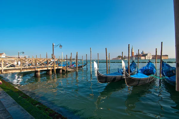 Венеция Италия Питторесный Вид Гондолы — стоковое фото