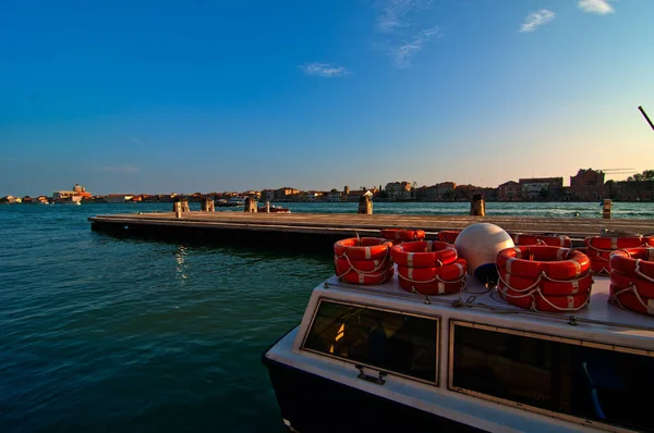 Veneza Itália Vista Panorâmica Incomum — Fotografia de Stock
