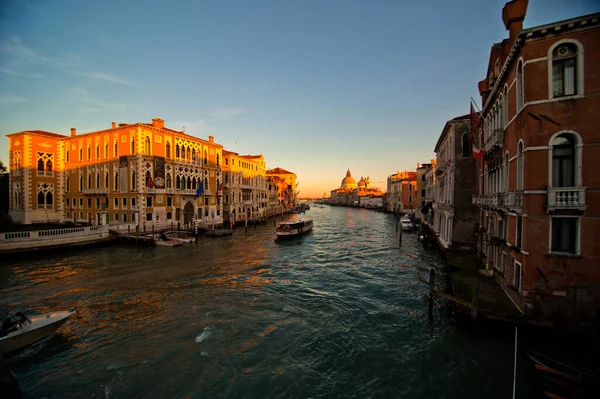 Перегляд Венеції Італії Гранд Канал — стокове фото