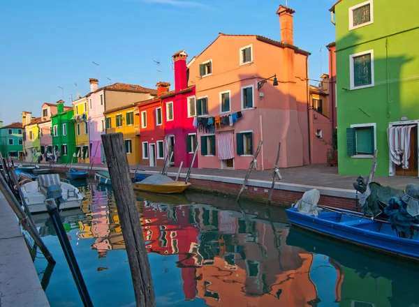 Italia Venezia Isola Burano — Foto Stock