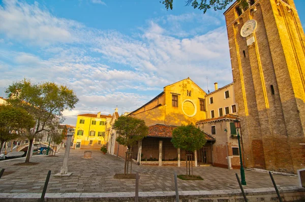 Венеция Италия San Nicolo Dei Mendicoli Church — стоковое фото