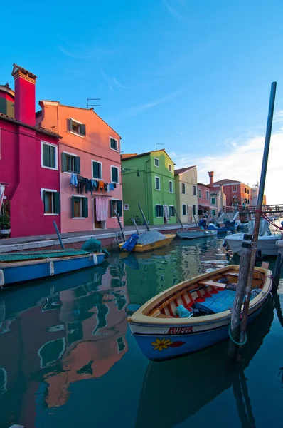 Italië Venetië Burano Eiland — Stockfoto
