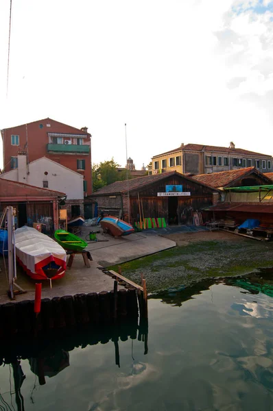 Veneția Italia Vedere Squero — Fotografie, imagine de stoc