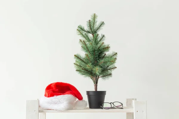 Yılbaşı Için Güzel Bir Noel Ağacı Noel Arkaplanı — Stok fotoğraf
