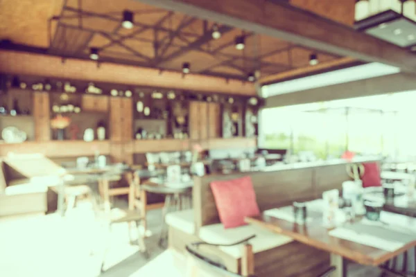Abstract Blur Restaurant Interior Design — Stock Photo, Image