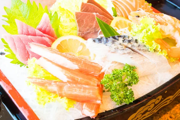 Sushi Saboroso Conceito Frutos Mar Japoneses — Fotografia de Stock