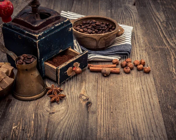 Stary Młynek Kawa — Zdjęcie stockowe