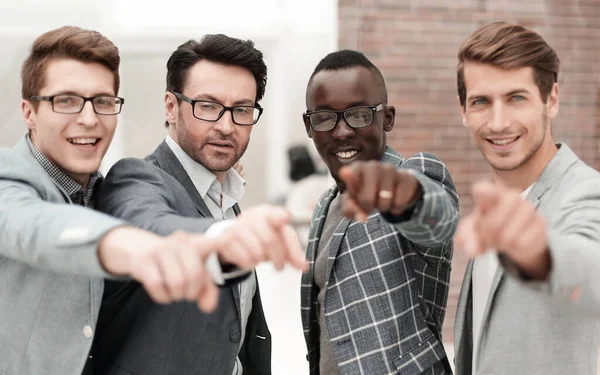 Modern Business Team Pointing You — Stock Photo, Image