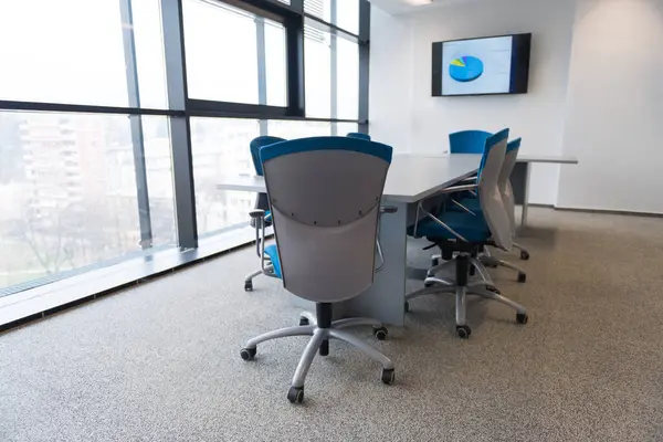 Modern Ofis Toplantı Odasında — Stok fotoğraf