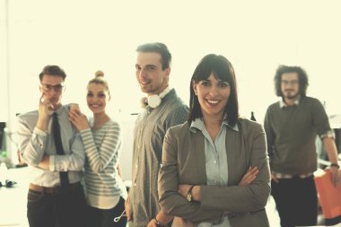 başarılı iş kadını portresi 