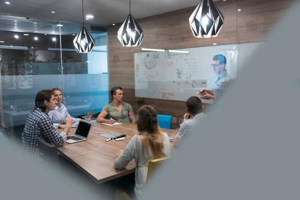 Startup Business Team Vergadering — Stockfoto