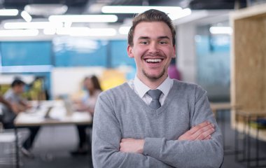 Başarılı iş adamının portresi