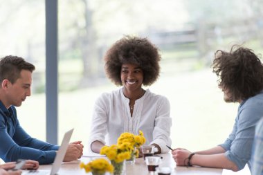 Çok ırklı bir girişim ekibi toplandı