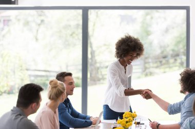 Çok ırklı bir girişim ekibi toplandı