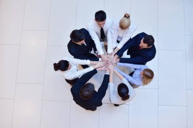 Grup iş adamları daire