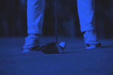 golf oyuncu atış isabet