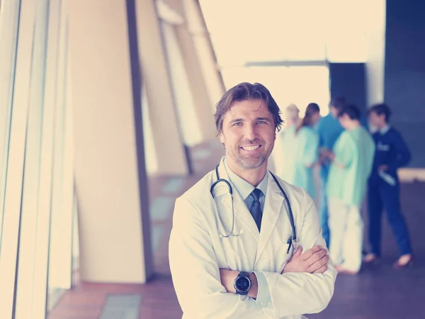 Groep Medisch Personeel Het Ziekenhuis Arts Voor Het Team — Stockfoto