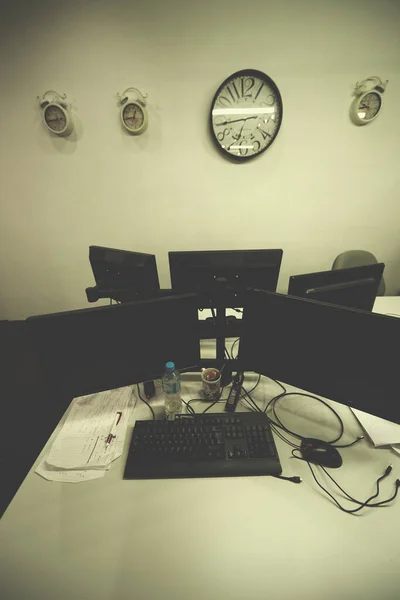 사무실의 컴퓨터 — 스톡 사진