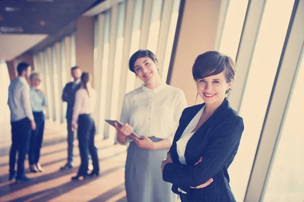 Mensen Bedrijfsgroep Vrouwtjes Als Teamleiders — Stockfoto