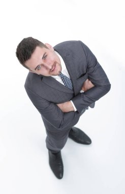 En baştan görüntüleyin. Executive iş adamı