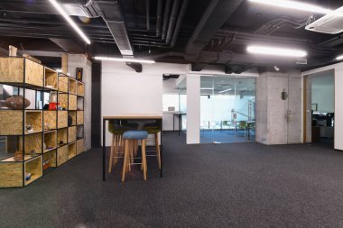 Modern Açık Planlama Ofisi 'nin rahatlama alanı.