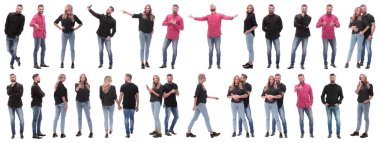 Çeşitli gençlerin fotoğraflarının kolajı.