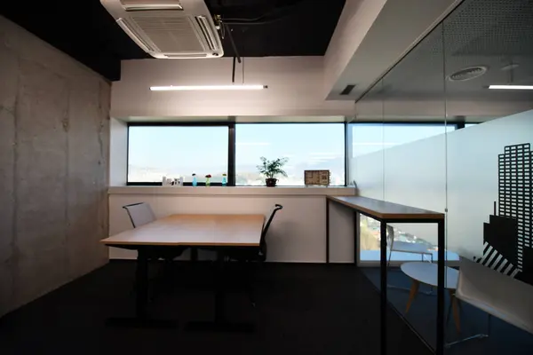 interior of relaxation area in Modern Open Plan Office