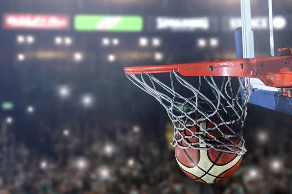 Basketball Ball Net — Stock Photo, Image