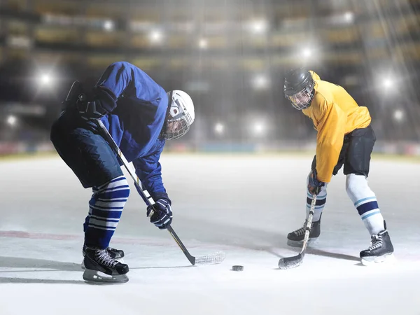 Jogadores Hóquei Gelo — Fotografia de Stock