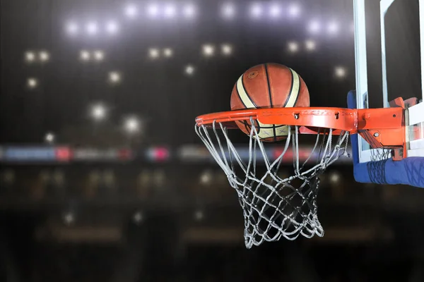 Basketball Ball Net — Stock Photo, Image