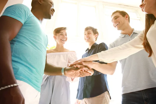 Business People Join Hand Together Meeting — Stock Photo, Image