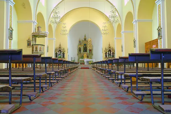 Katedralin Içinin Görüntüsü — Stok fotoğraf