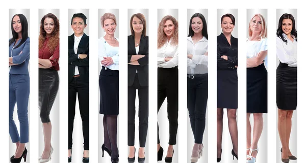 Full Growth Modern Successful Business People — Stock Photo, Image