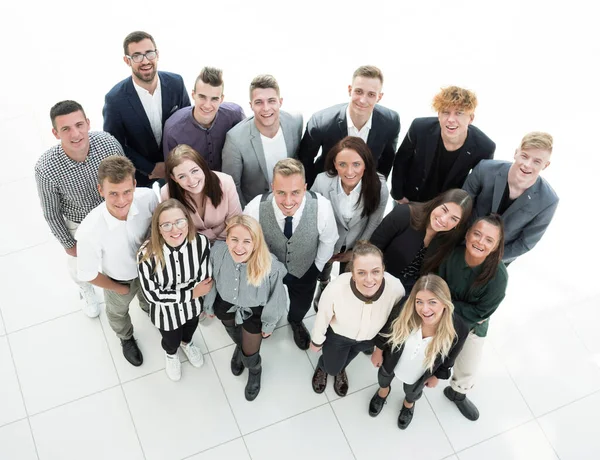 Grupo Jóvenes Empresarios Ambiciosos Que Unen — Foto de Stock