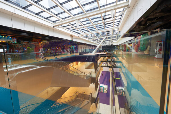 shopping mall indoor view