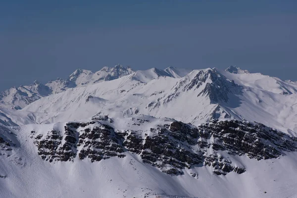 Beautiful Landscape Mountain Winter — Stok Foto