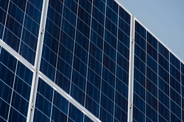 Panneaux Solaires Centrale Électrique — Photo