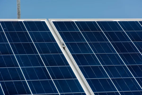 Panneaux Solaires Centrale Électrique — Photo