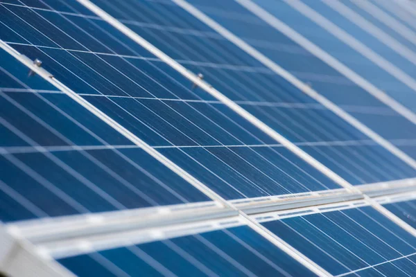 Solar Panels Power Plant — Stock Photo, Image