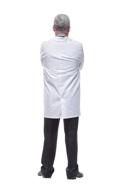 Rear View Medical Doctor Man Standing Back — Stock Photo, Image