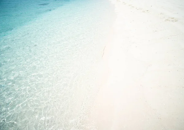 Όμορφη Τροπική Λευκή Παραλία Άμμου — Φωτογραφία Αρχείου