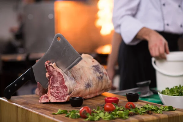 쇠고기의 요리사 — 스톡 사진