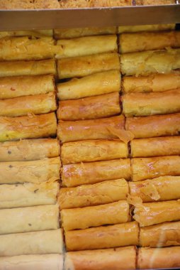 Lezzetli tatlı manzarası