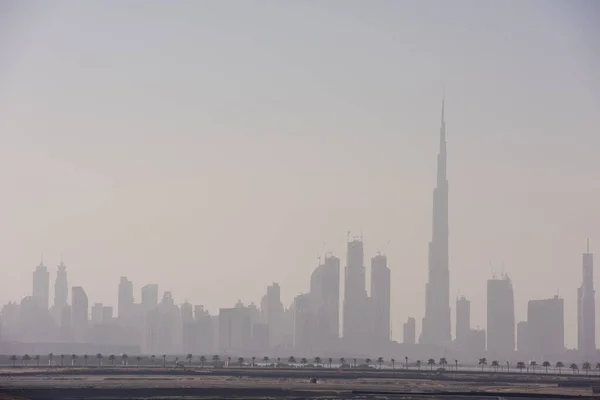 Cidade Panorama Dubai — Fotografia de Stock