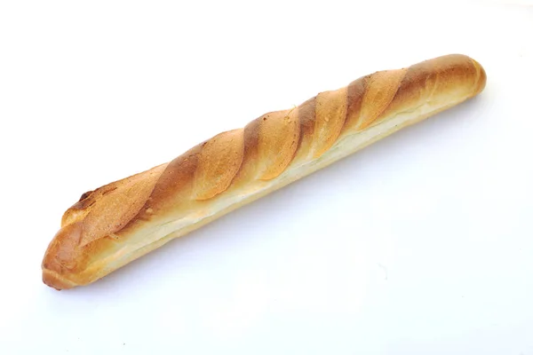 Brood Voedsel Geïsoleerd Close Zicht — Stockfoto